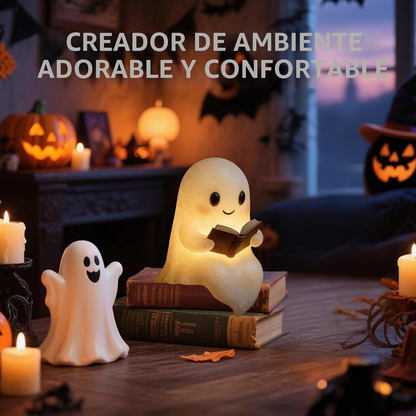 Lámpara LED fantasma Halloween 3D – Luz nocturna de mesa