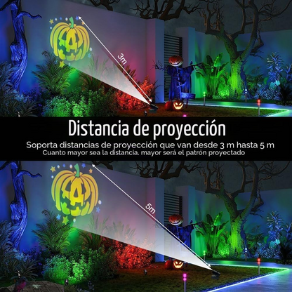 Proyector de decoración Halloween exterior