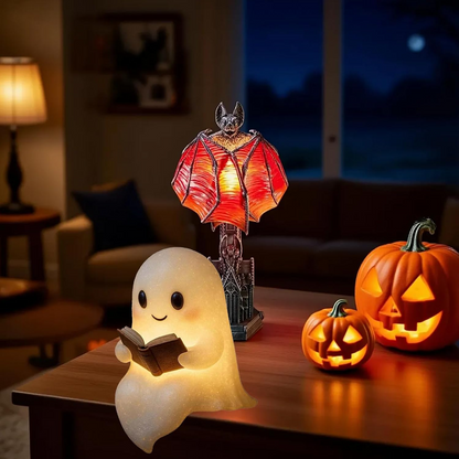 Lámpara LED fantasma Halloween 3D – Luz nocturna de mesa