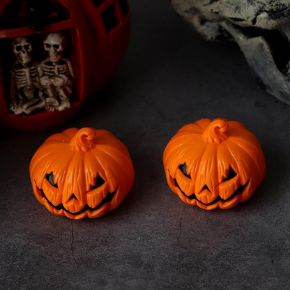Velas LED de calabaza Halloween con mueca – Set de 12