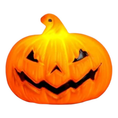 Velas LED de calabaza Halloween con mueca – Set de 12