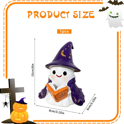 Lámpara LED fantasma 3D Halloween – Luz de lectura decorativa 15 cm
