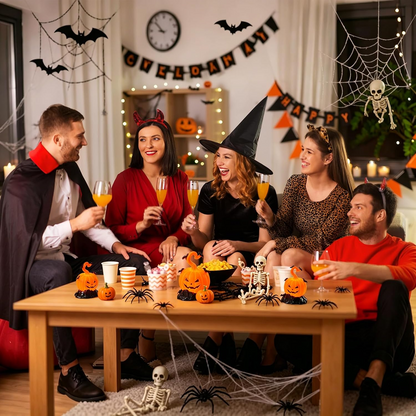 Linternas LED de calabaza Halloween – Set de 3 piezas